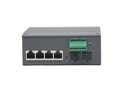 WEB管理型千兆2光4電SFP帶串口